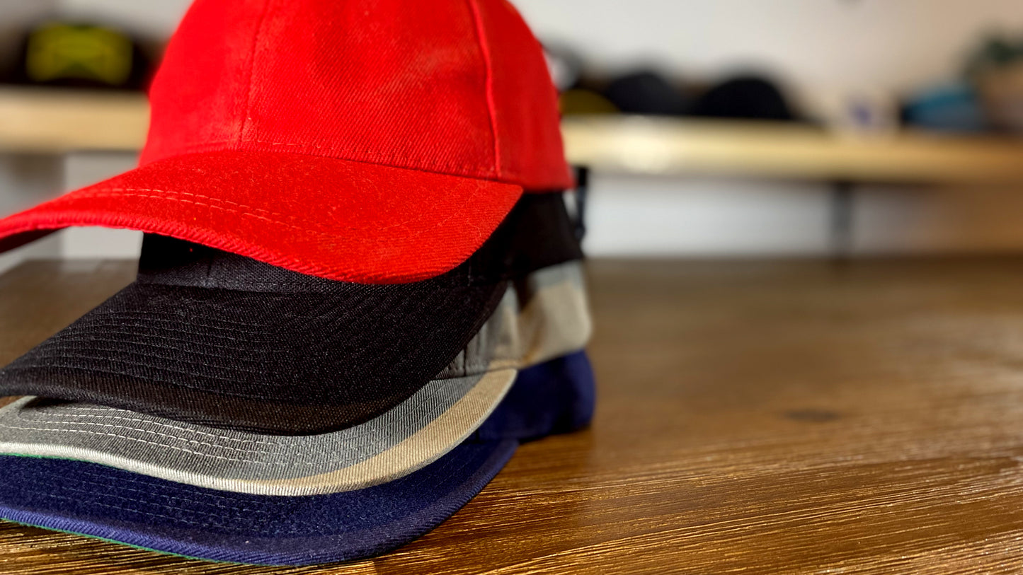 Original Hat Stackers with stack of hats
